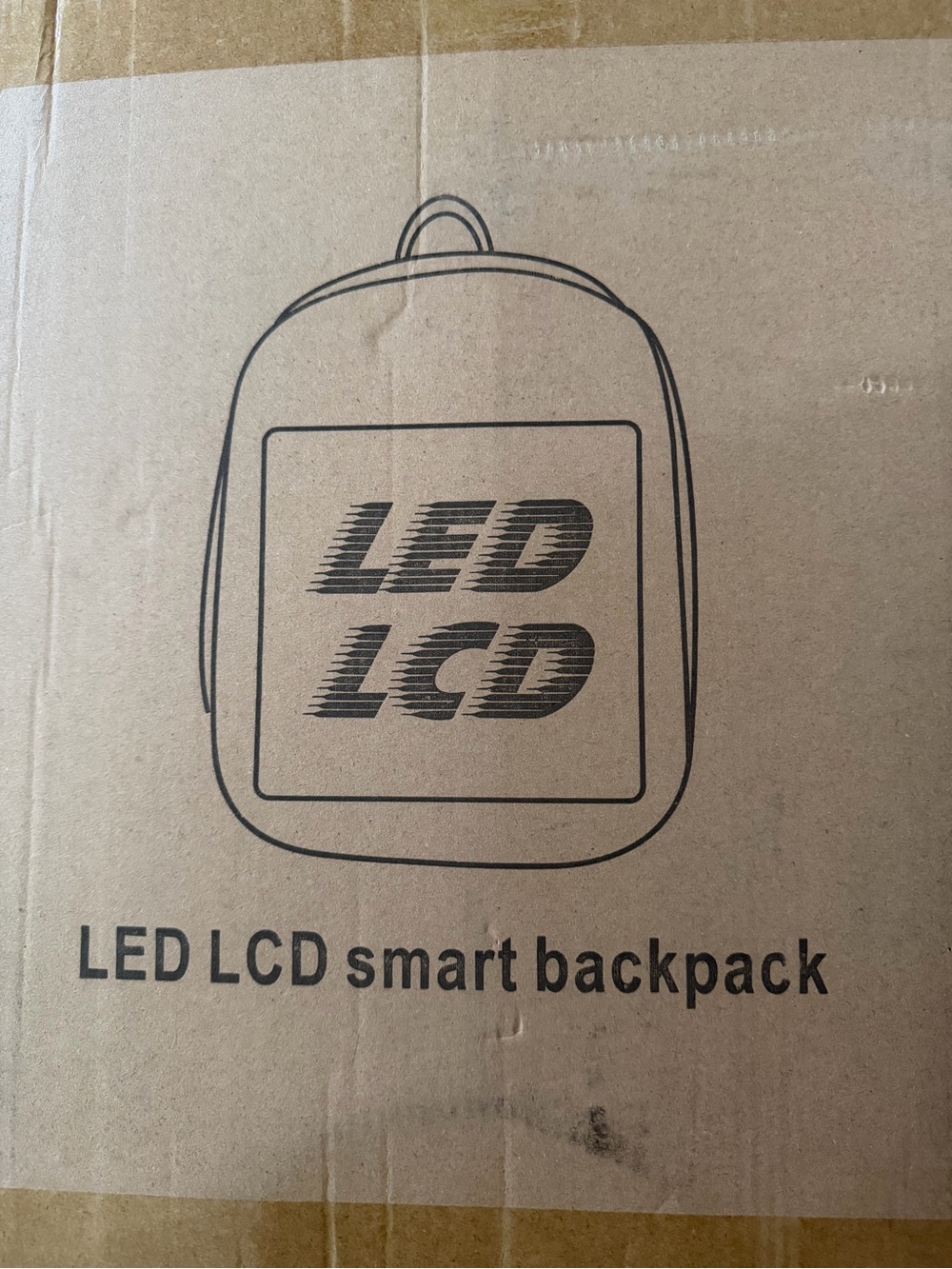 LED Smart Backpack - Black - Picture 3 of 4